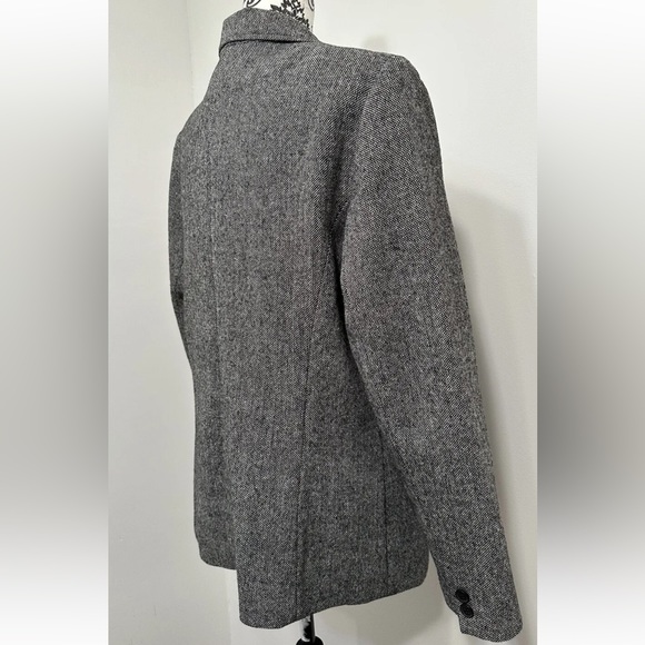 chadwicks Women’s Gray wool blend lined pockets blazer jacket size 16. - Picture 8 of 12